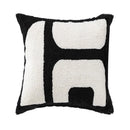 Embroidered Tufted Cushion Cover in Neutral Tones by Ljojo
