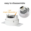 Adjustable LED Ceiling Downlight for GU10/MR16/MR11 Bulb, Ljojo Spot Lighting Fixture