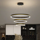 Ljojo Modern Art Loft Chandelier for Living Room, Kitchen, Hallway - Circle Pendant Lighting