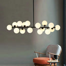 Designer Molecule Glass Pendant Lamp for Living Room by Ljojo