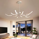 Ljojo Matte Black/White Modern Led Chandelier - Adjustable New Fixture