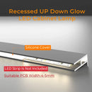 Ljojo 18mm Aluminum LED Cabinet Light for Closet, Wine Cellar, Bookshelf
