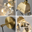 Crystal Copper Wall Lamp Modern Living Room Bedroom Lighting by Ljojo