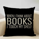 Ljojo Life Beautiful Words Linen Cushion Cover 45x45cm Luxe Bedroom Decor