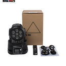 Ljojo™ Mini LED Wash Moving Head Light with 7x12W RGBW/18W RGBWA+UV for Dj Disco