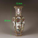 Ljojo™ Ancient Enamel Flower Bird Vase Collection - Home Desk Decor