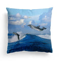 Ljojo Lion Dolphin Horse Cushion Cover 45x45cm - Home Sofa Car Pillow Cover