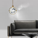 Ljojo Luxury Postmodern Copper Crystal Chandeliers - Modern Minimalist Pendant Lighting
