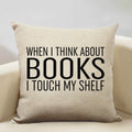 Ljojo Life Beautiful Words Linen Cushion Cover 45x45cm Luxe Bedroom Decor