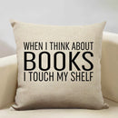 Ljojo Life Beautiful Words Linen Cushion Cover 45x45cm Luxe Bedroom Decor