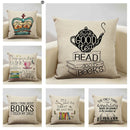 Ljojo Life Beautiful Words Linen Cushion Cover 45x45cm Luxe Bedroom Decor