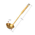 Ljojo 304 Stainless Steel Soup Spoon Colander Kitchen Utensil