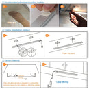 Ljojo LED Under Cabinet Light with Hand Sweep Switch & PIR Motion Sensor