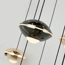 Ljojo LOFT Staircase Pendant Lights | Aluminum Ball Droplight for Restaurant Bar Décor