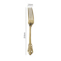 Ljojo Luxury Stainless Steel Western Cutlery Set Dinnerware Tools