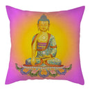 Buddha Pattern Throw Pillow Cover by Ljojo for Home, Car, Sofa Décor