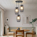 Ljojo 3-Light Iron Chandelier Pendant for Living Room Kitchen Restaurant
