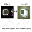 LED Night Light Sensor Bedroom Corridor Mini Square Lamp Eye Protection Ljojo