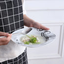 Ljojo 48-Piece Black Decals Porcelain Tableware Set with Bowls and Plates