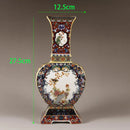 Ljojo™ Ancient Enamel Flower Bird Vase Collection - Home Desk Decor