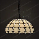12 Inch European Style Tiffany Chandelier by Ljojo - Antique Glass Lamp for Restaurant and Bar