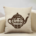 Ljojo Life Beautiful Words Linen Cushion Cover 45x45cm Luxe Bedroom Decor