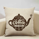 Ljojo Life Beautiful Words Linen Cushion Cover 45x45cm Luxe Bedroom Decor