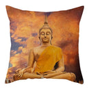 Buddha Pattern Throw Pillow Cover by Ljojo for Home, Car, Sofa Décor