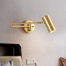 Ljojo Long Arm Wall Lamp in Black Gold - Ideal for Bedroom, Study, Living Room