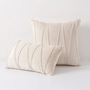 Blue Velvet Cushion Cover Set 18x18" - Ljojo Decorative Pillows for Living Room