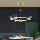 Ljojo Luxury Crystal Chandelier: Modern Nordic LED Lighting Set for Living Room, Restaurant & Bedroom