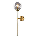 Golden Round Glass Ball Wall Lamp by Ljojo: Nordic Design LED Wall Lights