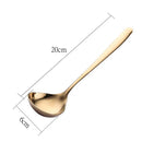 Ljojo Long Handle Soup Spoon - Stainless Steel Cutlery Dinnerware
