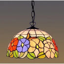 12 Inch European Style Tiffany Chandelier by Ljojo - Antique Glass Lamp for Restaurant and Bar