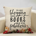 Ljojo Life Beautiful Words Linen Cushion Cover 45x45cm Luxe Bedroom Decor