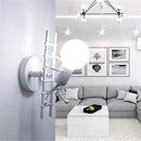 Ljojo LED White Wood Wall Lights Modern Sconce Nordic Design E27 Base Fixture