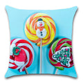 Ljojo Lollipop Candy Printed Cushion Cover 45X45CM for Chair Sofa Decoration
