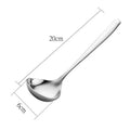 Ljojo Long Handle Soup Spoon - Stainless Steel Cutlery Dinnerware