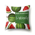 Fresh Fruits Watermelon Throw Pillow Covers by Ljojo