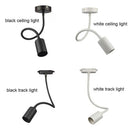 Ljojo LED Hose Track Lights, E27 Lamp Holder, Long Rod Bending Light