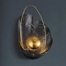 Ljojo Marble Wall Lamp: Nordic Modern Shell-shaped LED Light