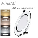 Ljojo™ LED Downlights for Living Room and Kitchen, 5W-15W, Round Recessed Ceiling Spotlight