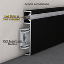 Ljojo LED Skirting Line Aluminum Profile for Backlighting Strip Lights