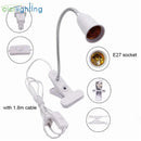 Ljojo 360° Flexible Desk Lamp Holder with E27 Base and On/Off Switch