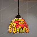 8 Inch American Stained Glass Chandelier Tiffany Style Elegant European Antique Lighting by Ljojo