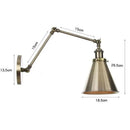 Ljojo Metal Bell Wall Lights: Elegant European/American Style Gold Plated Indoor Lamp