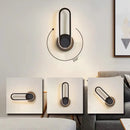 Ljojo Modern 12W LED Wall Lamp 330° Rotatable Bedside Sconce Indoor Lighting