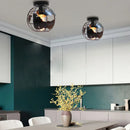 Ljojo Metal Globe Pendant Chandelier: Rustic Industrial Ceiling Light Fixtures