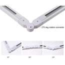 Ljojo 100cm 1 Phase 2 Wire Aluminum Track for Track Lights