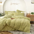 Ljojo Long Hair Velvet Duvet Cover Set - Queen Size